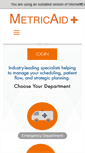 Mobile Screenshot of metricaid.com